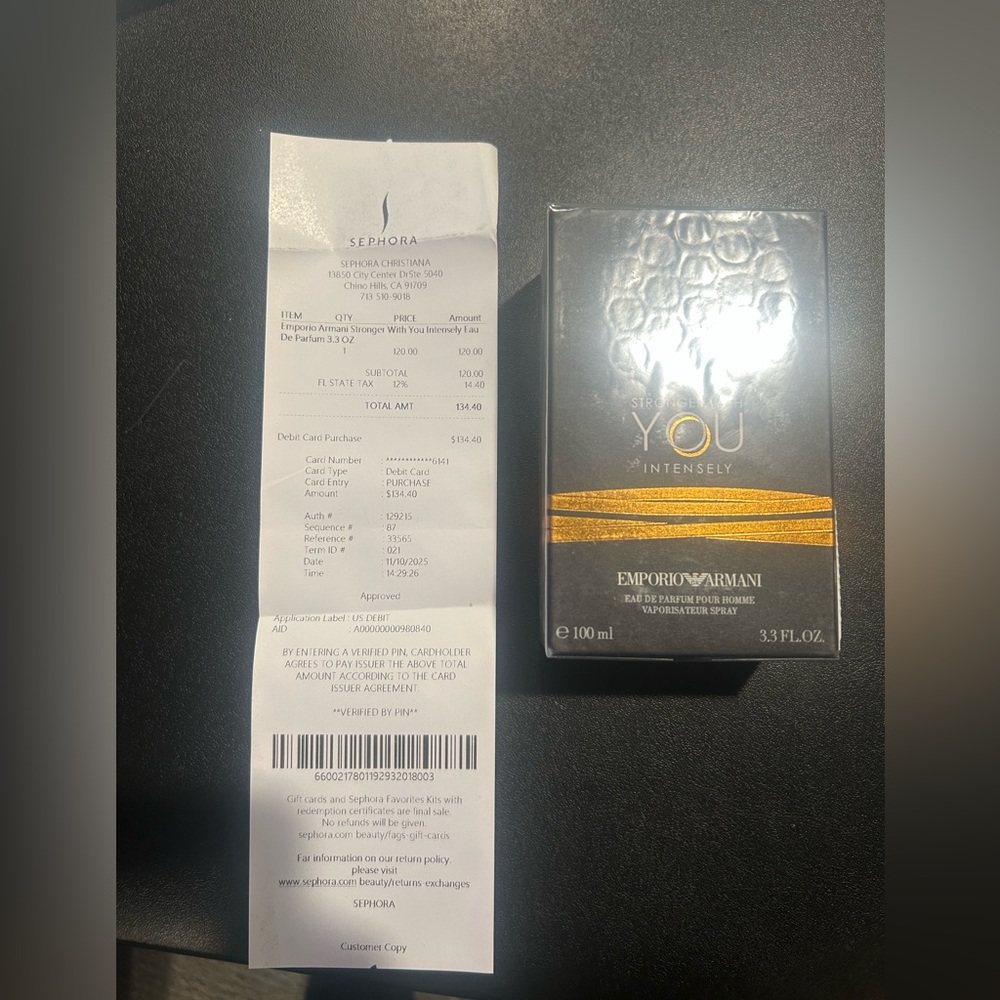 Emporio Armani Stronger With You Intensely – Authentic